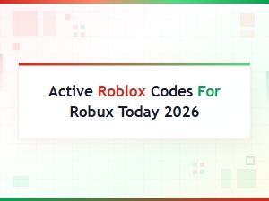 Active Roblox Codes for Free Robux Today 2026 – Updated List