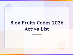 Active Blox Fruits Codes List