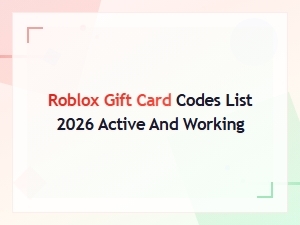 Roblox Gift Card Codes List 2026 – Active and Working Codes