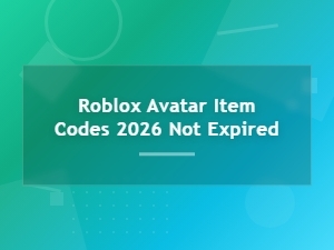 Roblox Avatar Item Codes 2026 – Not Expired Promo Codes List
